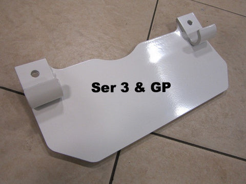 Lambretta Center Stand Splash Plate Mudguard with hooks Series 3 and GP - 19957040