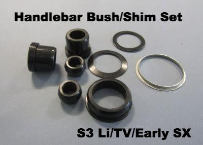 Scootopia Lambretta series 3 handle bar bush and shim set (pre 66 models)