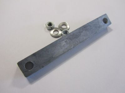 Lambretta Tail Lamp Support Bar with Nuts and Washers for Series 1 and 2