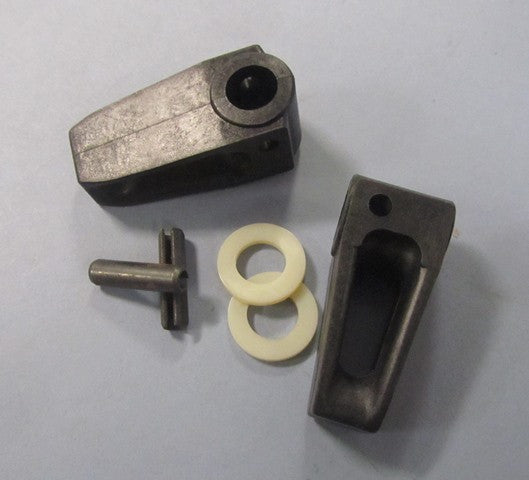 Lambretta late type series 3 black side panel roller set (19955088/91) 1 pair