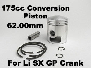 Lambretta 175 Conversion Piston (for Li/SX/GP cranshaft) GOL 175 cc 62.00mm 8002183