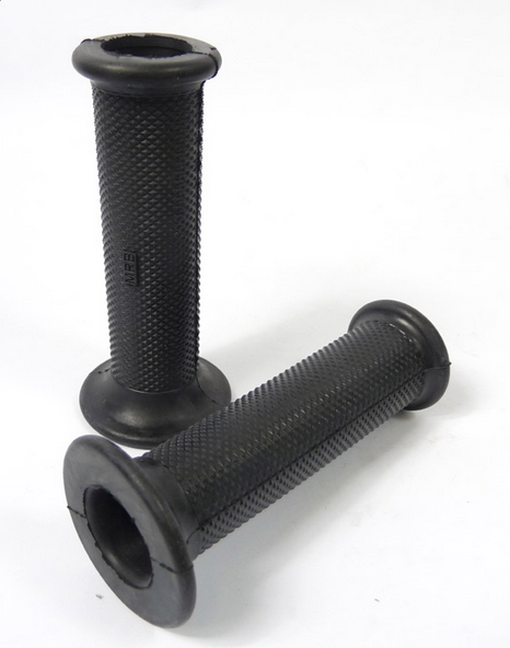 Lambretta Black TZR Yamaha Type Grips Pair MBP0300BL