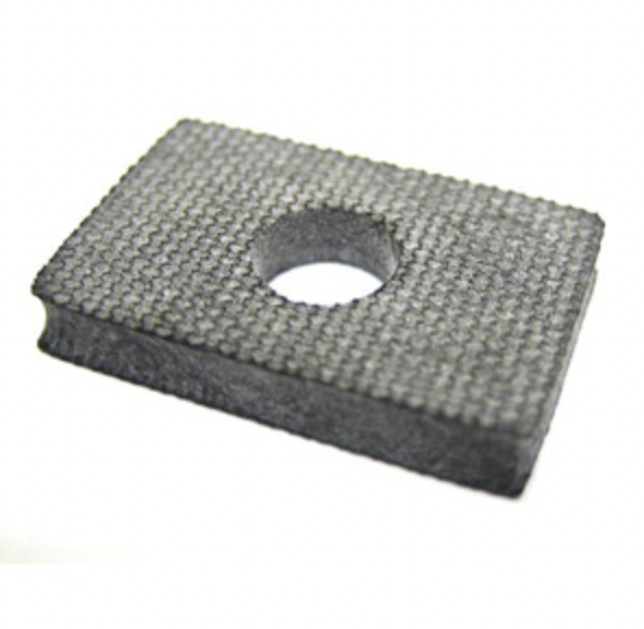Lambretta Legshield anti vibration rubber washer, square, MB MBP0167