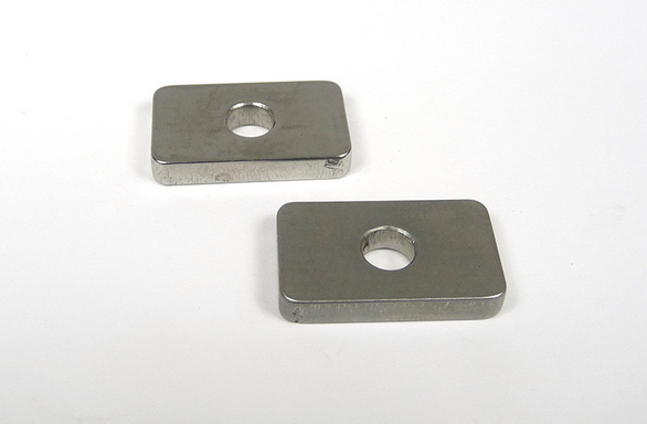 Lambretta Stand frame strengtheners, Stainless steel, Pair, MB MRB0934PR
