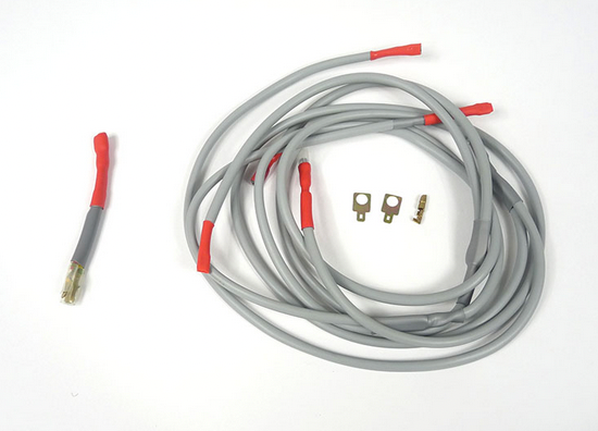 Lambretta Grey EXTRA Battery Wiring Loom 6 or 12 volt DC MRB0947K