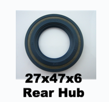 Vespa Rear Hub Oil Seal 27X47X6 - 104255 130536