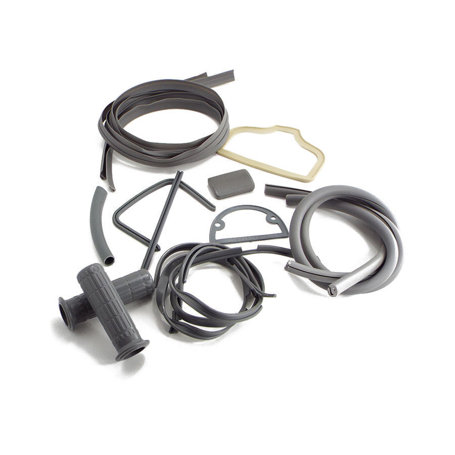 Lambretta Grey Body Rubber Kit for Series 1 and 2 by Scootpia