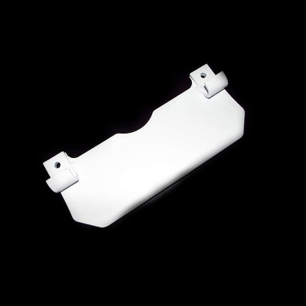 Lambretta Series 2 White Splash Plate and Hooks Late Type 19030020