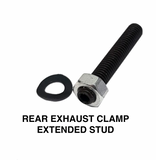 Lambretta M6 Stud Nut & Washer EXTENDED For Rear Exhaust Clamp