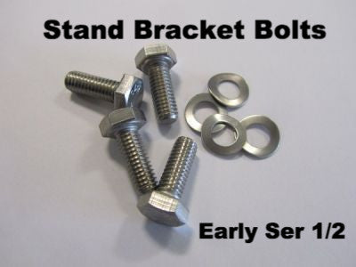 Lambretta Stand Bracket (early type)  Nuts, Bolts and Washers - 70360510