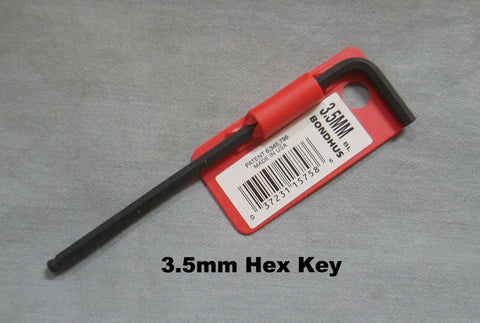 3.5mm Hex Allen Key - Lambretta Cable Trunion Set Screws