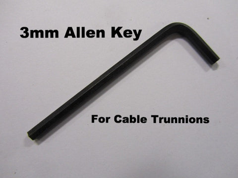 Lambretta Gear and Clutch Cable Trunnion 3.0mm Allen Head Hex Key