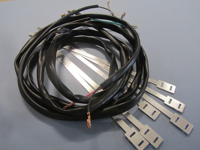 Lambretta black series 1 2 & 3 12 volt conversion loom & straps