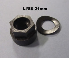 Lambretta Flywheel Nut and Wave Washer 21mm  19917024 19917025