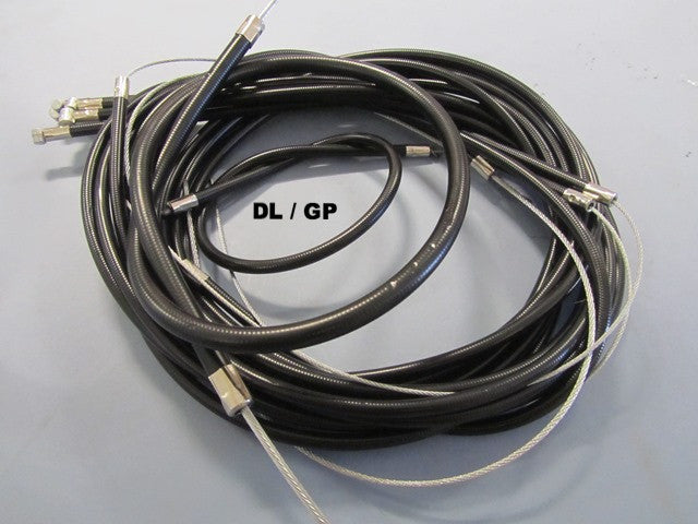 Lambretta Cable Set in Black DL and GP