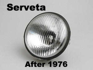 Lambretta Serveta Late model Headlight Headlamp Glass Post 1976 Models - 19780050 8212114