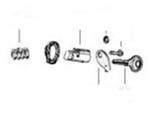 Vespa cylinder for steering lock various models -  31122100