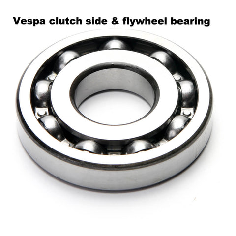 Vespa clutch side & flywheel bearings for most engines - Scootopia 97804 (EACH)