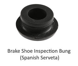 Lambretta Brake Shoe Inspection Bung - Spanish Serveta