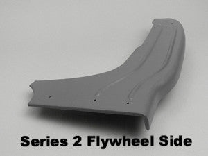 Lambretta rear foot / floor board 5821083 LEFT (Flywheel side) LI (series 1-2), TV (series 2) - 19050054