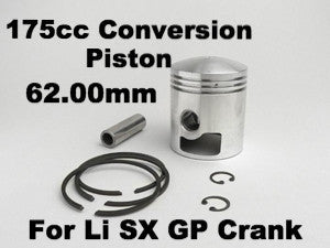 Lambretta 175 Conversion Piston (for Li/SX/GP cranshaft) GOL 175 cc 62.00mm   8002183