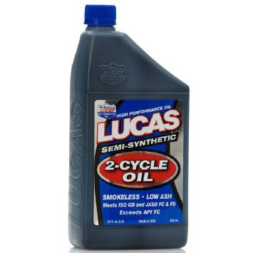 Lucas Semi-Syth 2-Cycle Oil - 946ml Bottle