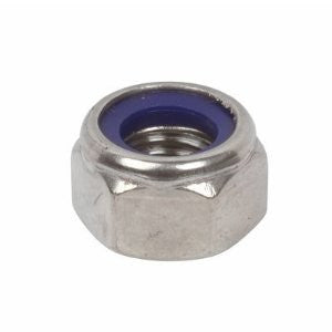 Nyloc Nut Stainless Steel and Zinc.  Various Sizes