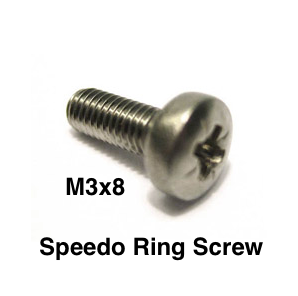 Lambretta Speedo Retaining Ring Stainless Steel Screw M3x8mm
