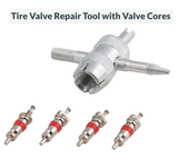 Tire Valve Repair Tool with 4 Valve  Cores  8253684