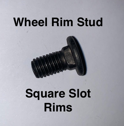 Lambretta Wheel Rim Stud with Square Slot  NOS