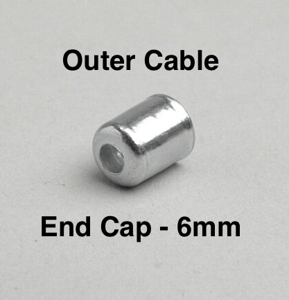 Universal Cable Outer End Cap 6mm   4350022
