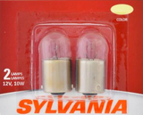 12V 10W Ba15s Bulbs   Package of Two Sylvania Bulbs