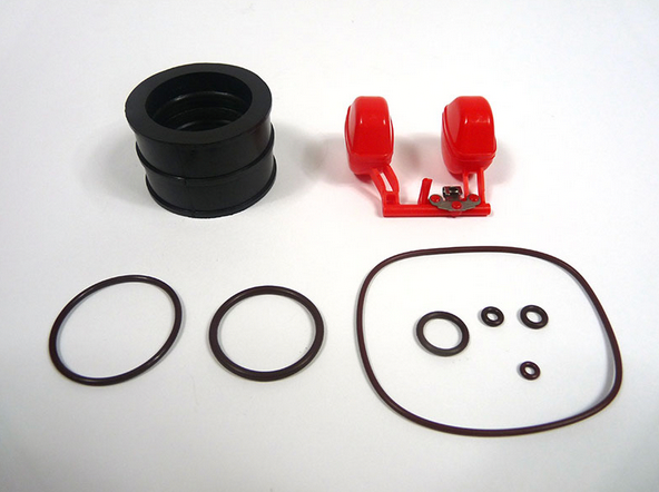 Dellorto PHBH Ethanol Fuel Resistant Overhaul kit (Mounting rubber, Float and O ring set)  MBP0698K