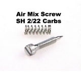 Lambretta Air Mixture Screw and Spring for 22 mm Carbs
