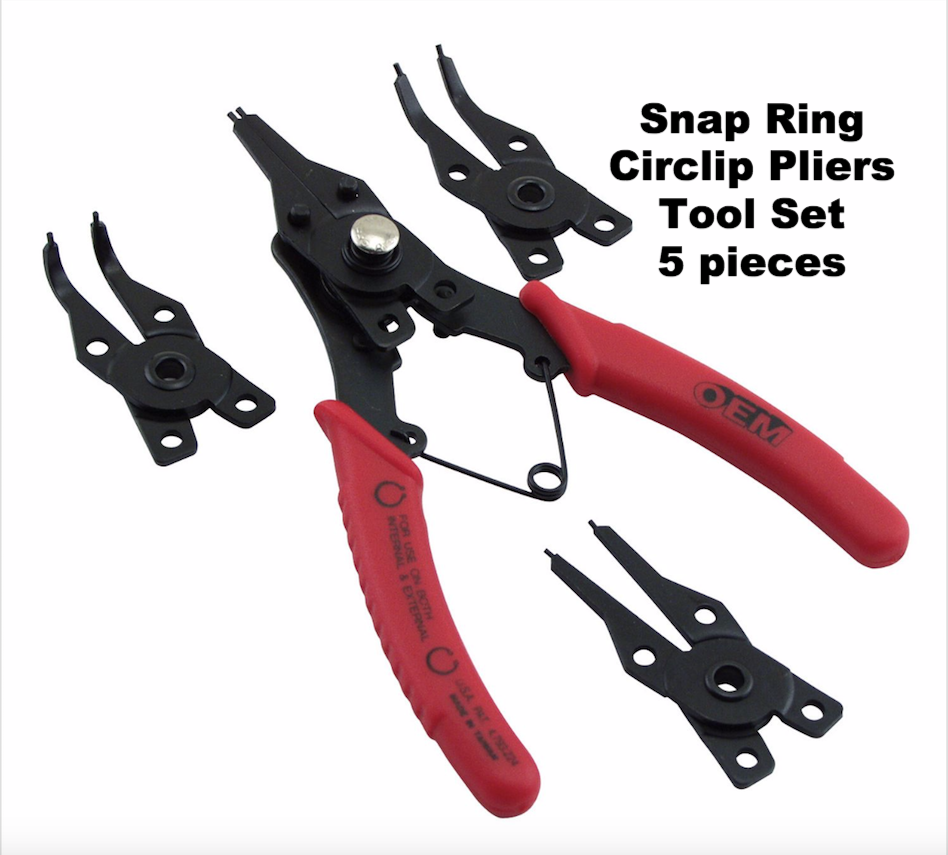 Snap Ring Plier Tool Set, 5-pc