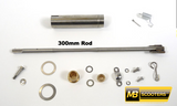 Lambretta Headset Throttle Side Internal Rod Kit for Early Spanish Lambretta 300mm rod - MBP0543K