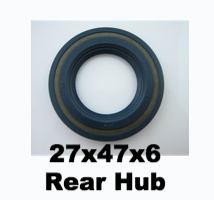 Vespa Rear Hub Oil Seal 27X47X6 - 104255  130536