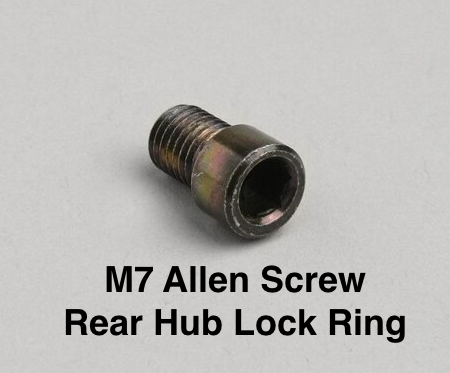 M7 Allen Screw for Lambretta Rear Hub Nut Securing Plate Lock Ring  19045015 8010330