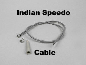Lambretta Speedo Cable Complete Grey (Fits Indian Speedo)