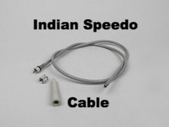 Lambretta Speedo Cable Complete Grey (Fits Indian Speedo)